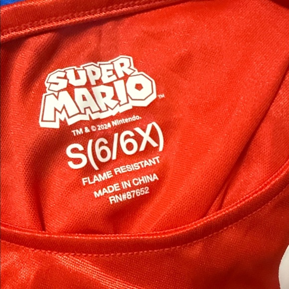 Nintendo Red and Blue Kids Dress - Picture 2 of 2